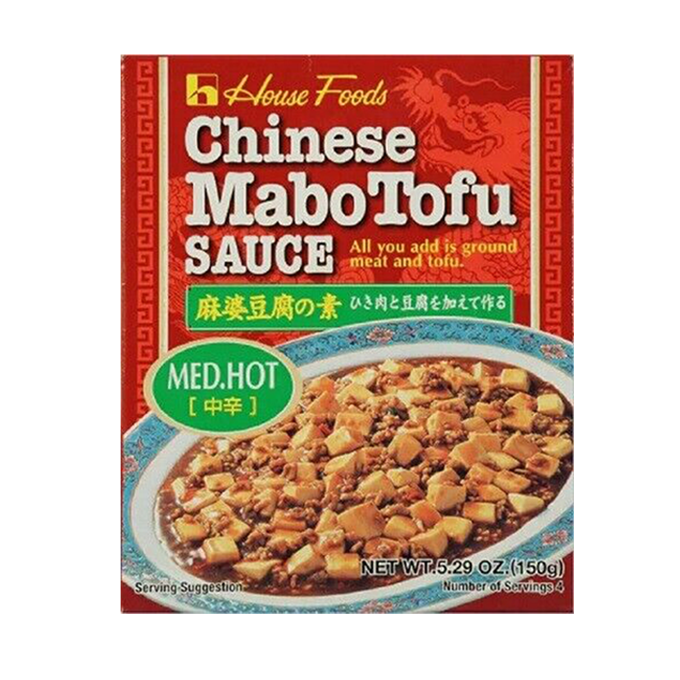 House Chinese Mabo Tofu Spicy Sauce Medium Hot 150g