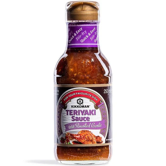 Kikkoman Teriyaki Bbq Sauce With Roasted Garlic 250ml