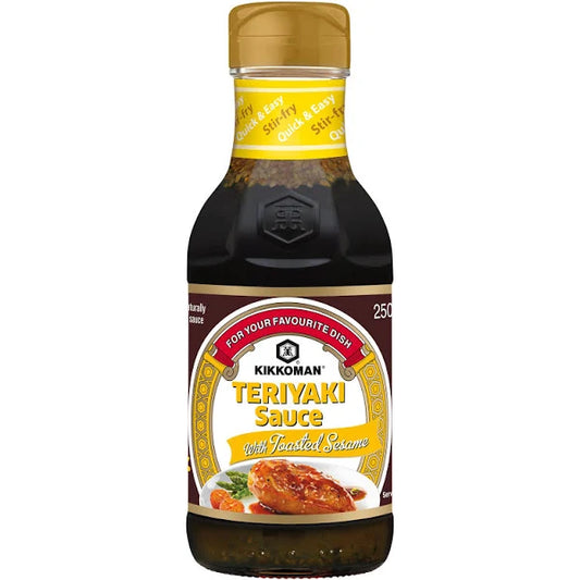 Kikkoman Teriyaki Bbq Sauce With Toasted Sesame 250ml