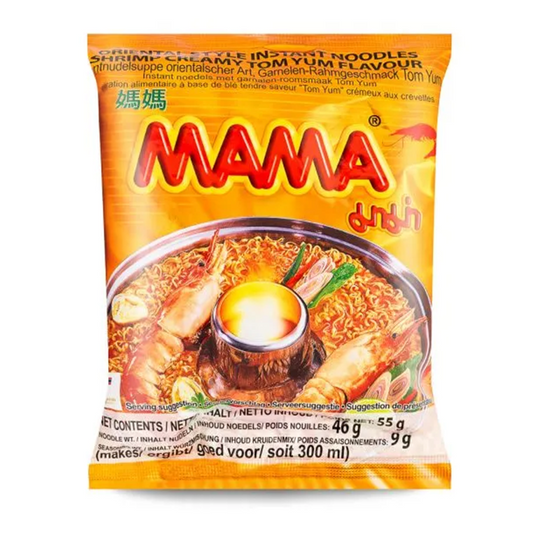 Mama Shrimp Creamy Tom Yum Flavour Noodles 55g