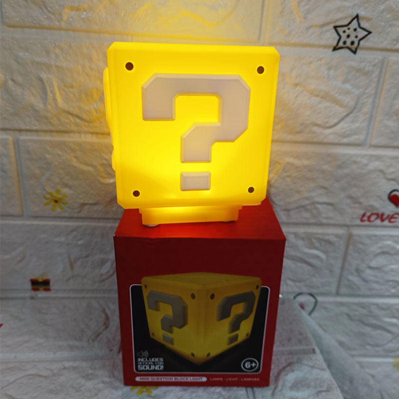 Super Mario Mini Question Block Light with Sound