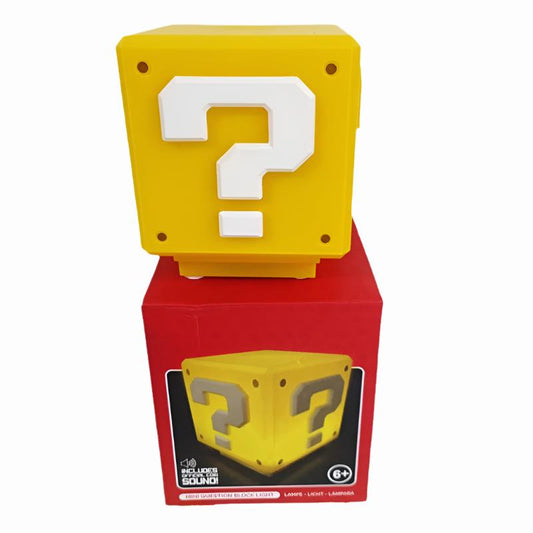 Super Mario Mini Question Block Light with Sound