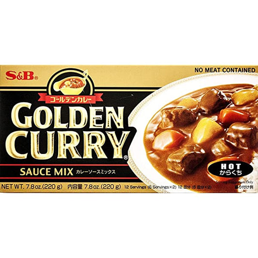 S&B Golden Curry Jumbo Hot 220g