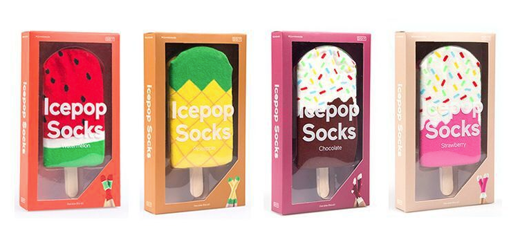 4 in 1 Set Funny Icepop Socks