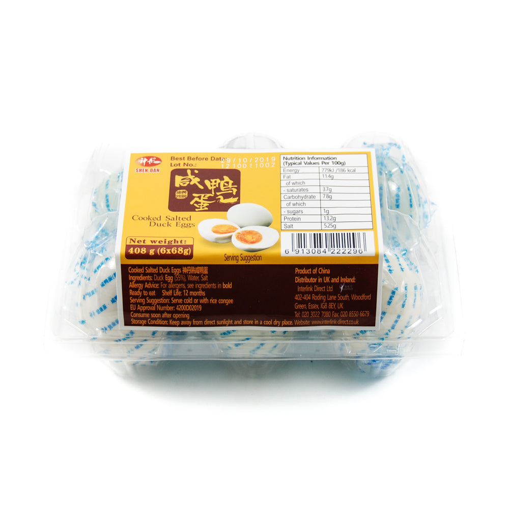 Cooked Salted Duck Eggs 6pcs