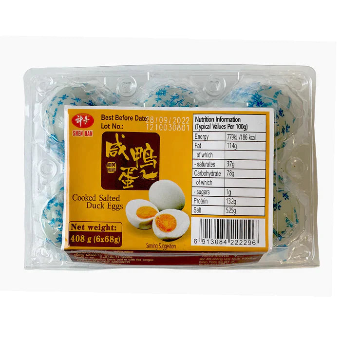 Cooked Salted Duck Eggs 6pcs WWW Mart