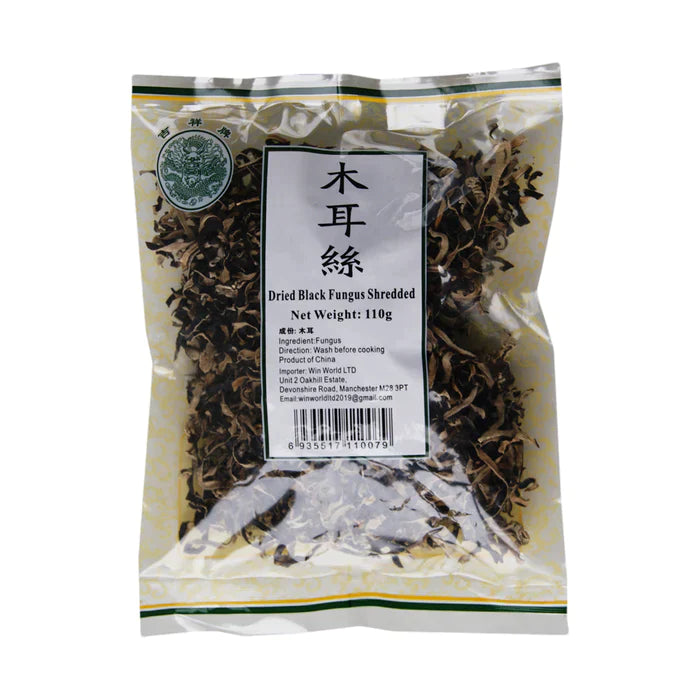 Dried Sliced Black Fungus 110g WWW Mart