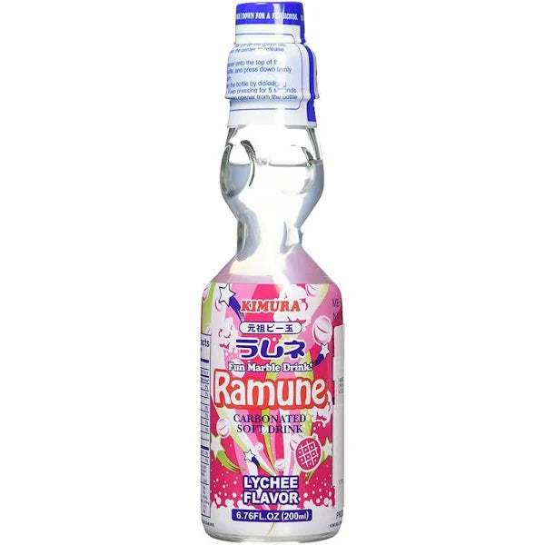 Kimura Ganso Ramune Lychee 200ml WWW Mart