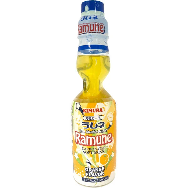 Kimura Ganso Ramune Orange 200ml¬† WWW Mart