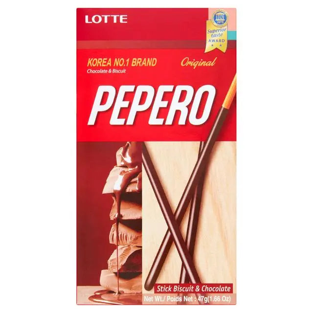 Lotte Pepero Original Chocolate 36g WWW Mart