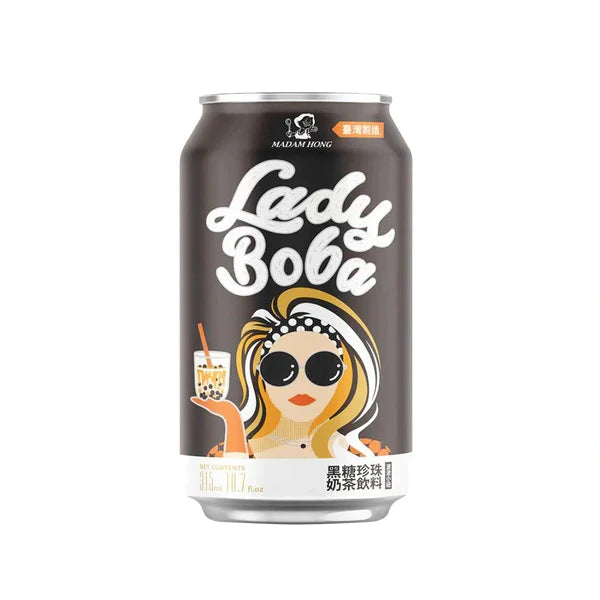 Madam Hong Lady Boba Brown Sugar Bubble Tea 315ml WWW Mart