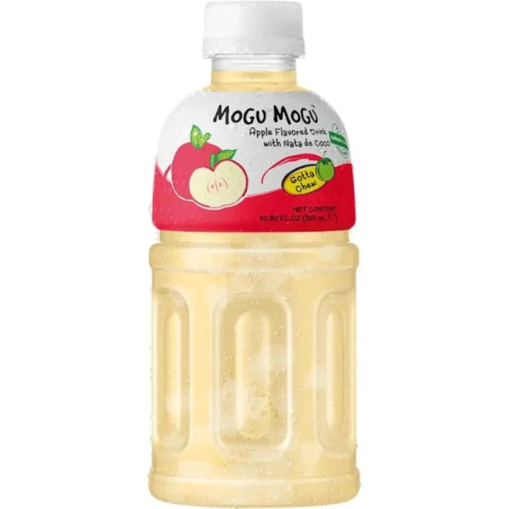 Mogu Mogu Apple Flavoured Drink with Nata de Coco 320ml WWW Mart